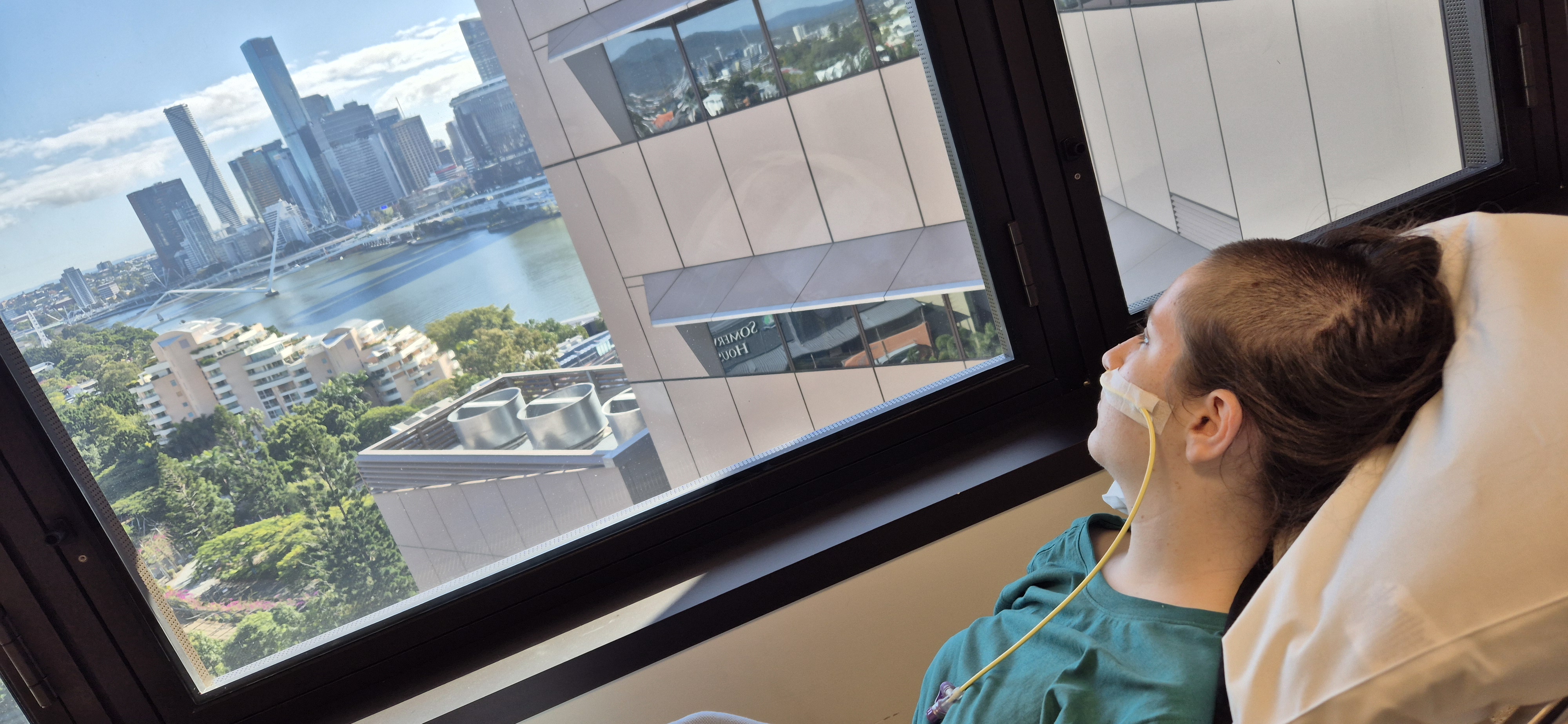 Lucy in hospital