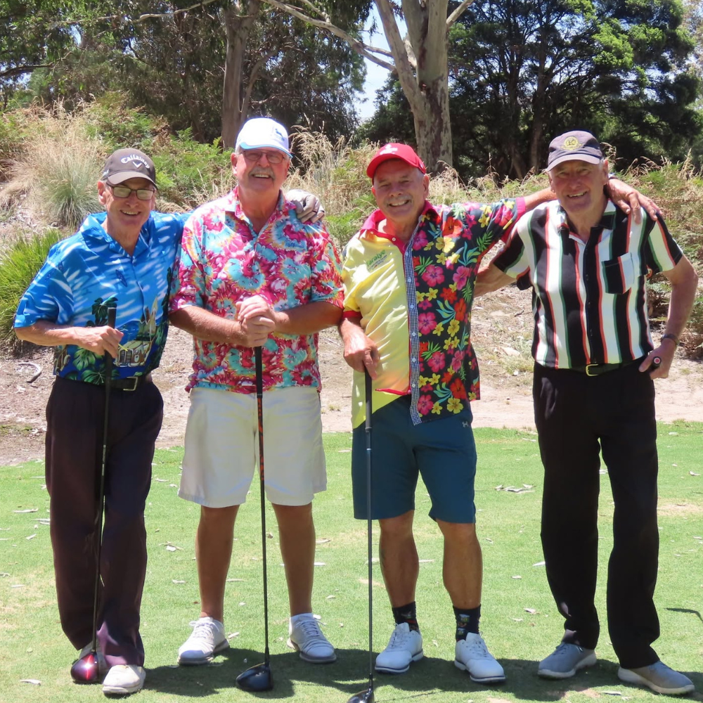 Loud Shirt Day on the gold course