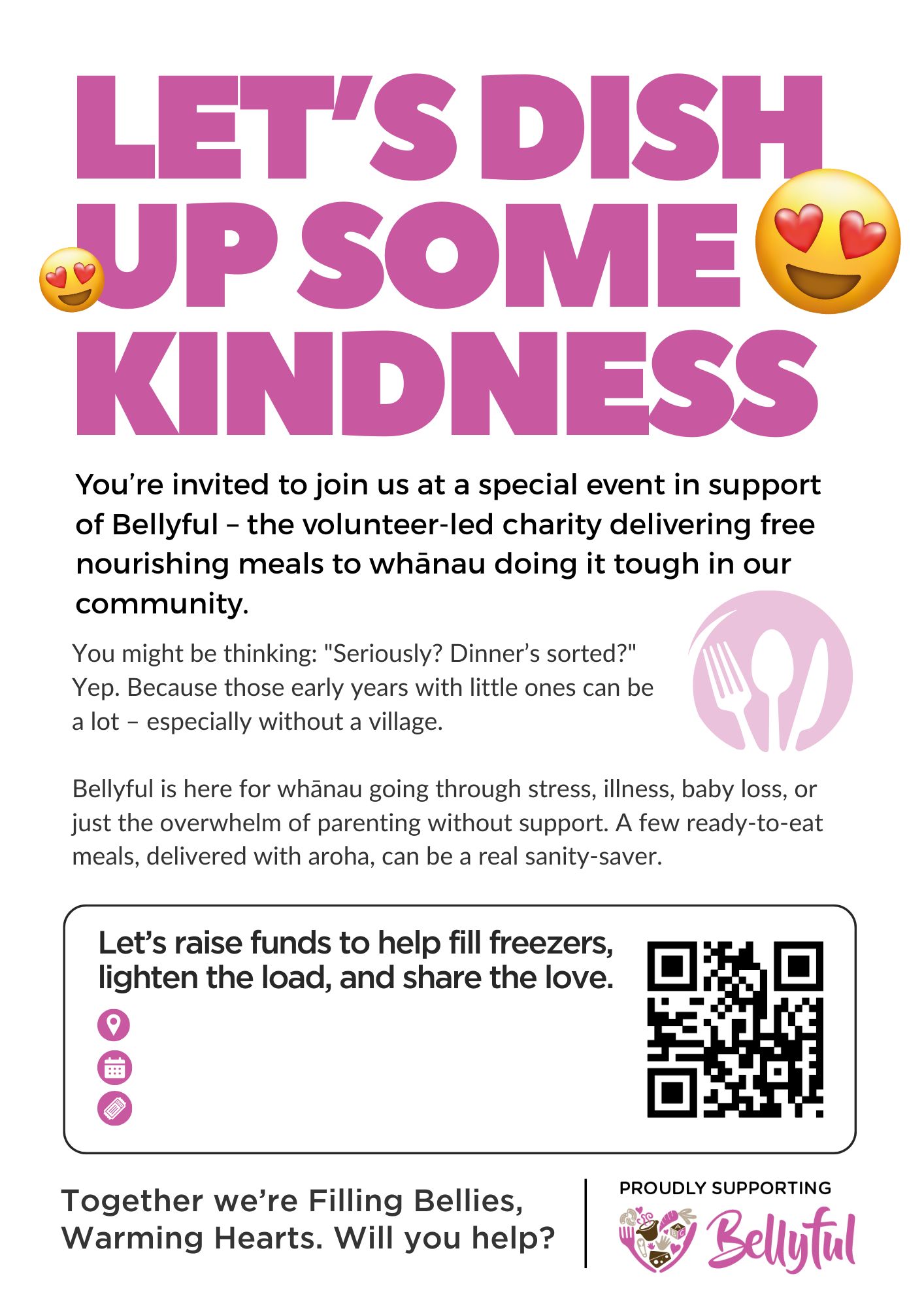Dish Up Some Kindness Invite