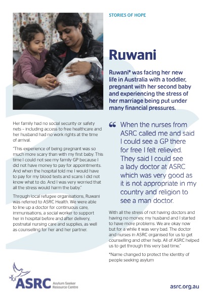 A5 Flyer - Story of Hope Ruwani - Print at Home