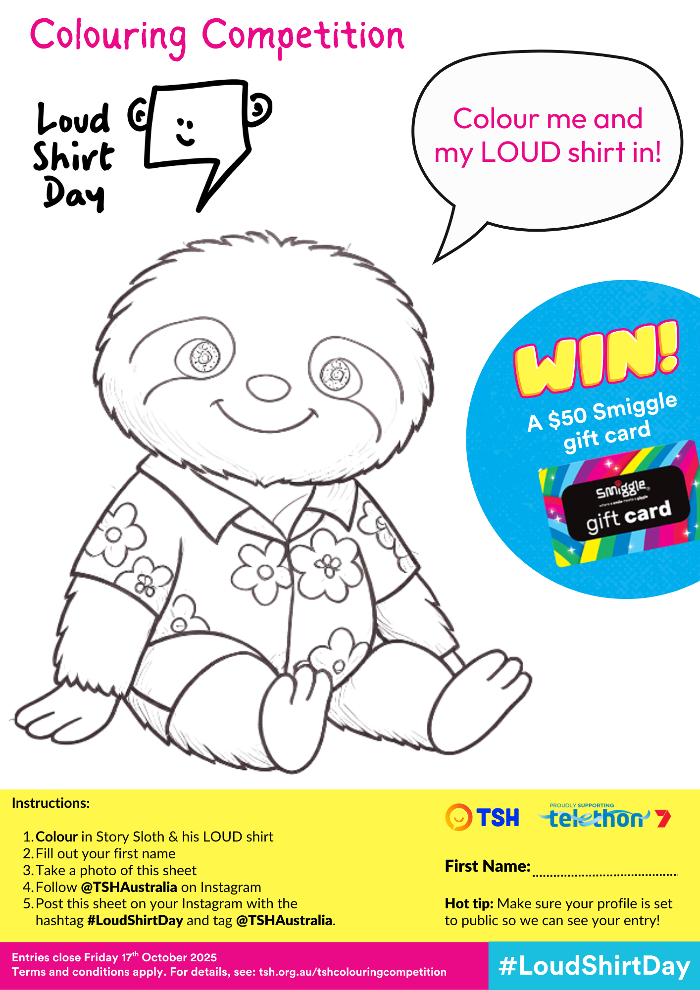 TSH - Colouring Competition