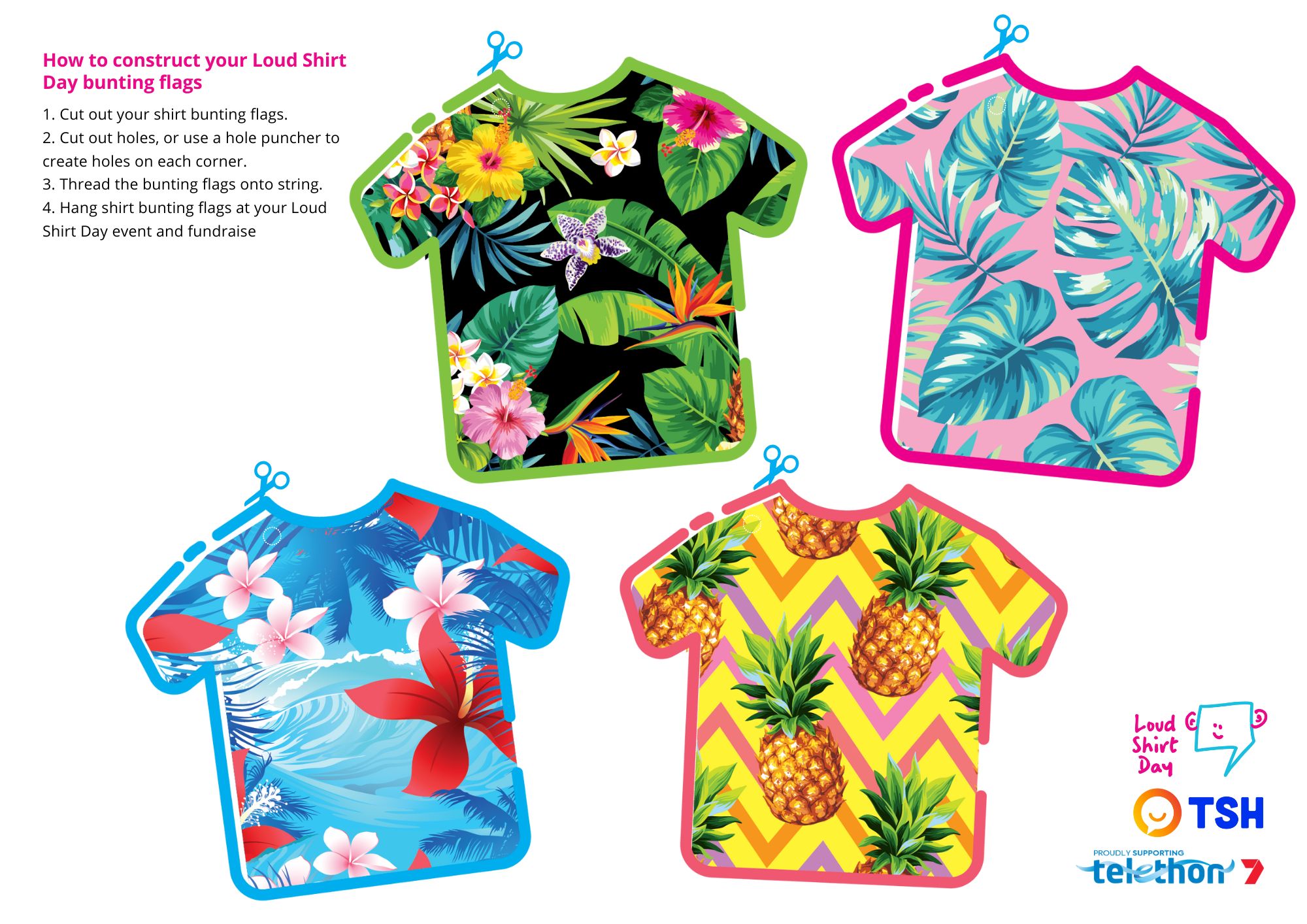 TSH - Shirt Bunting