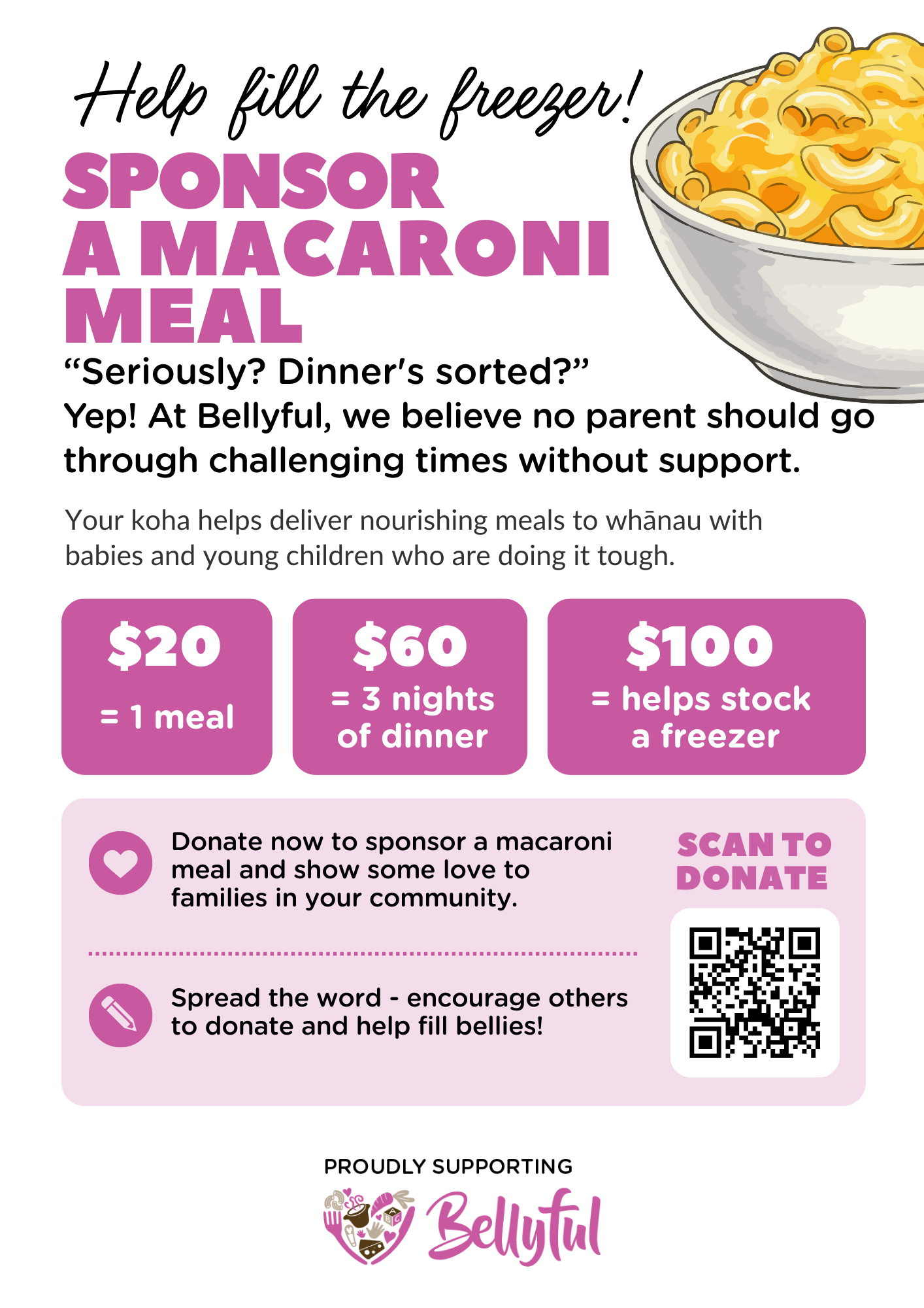 Macaroni March - Sponsor a Meal