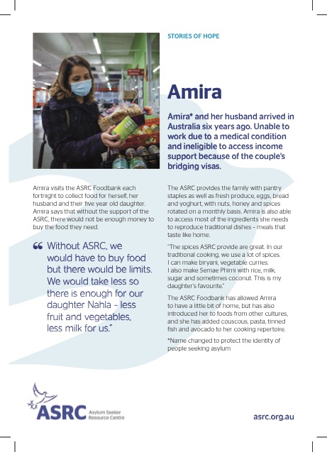 A5 Flyer - Story of Hope Amira - Professional Print