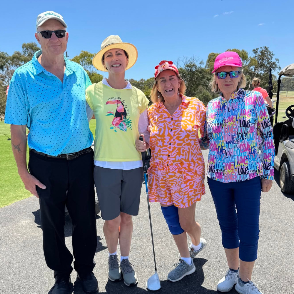 Loud Shirt Day on the golf course2