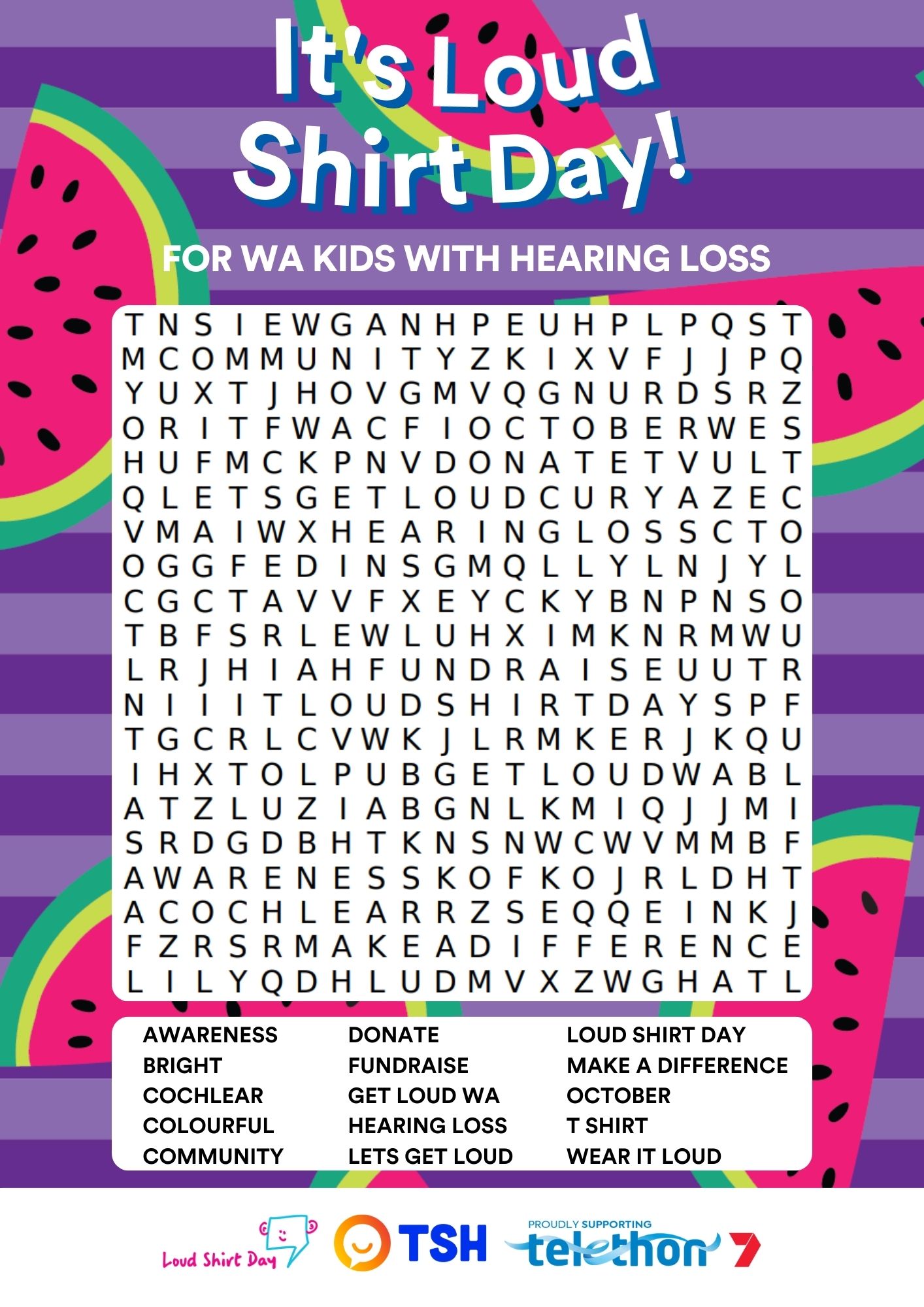 TSH - Word Search