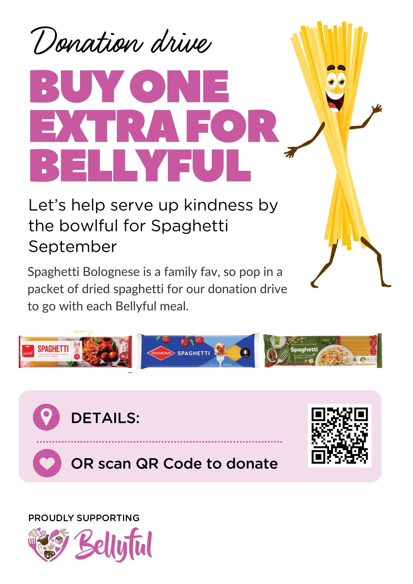 Donation Drive - Spaghetti