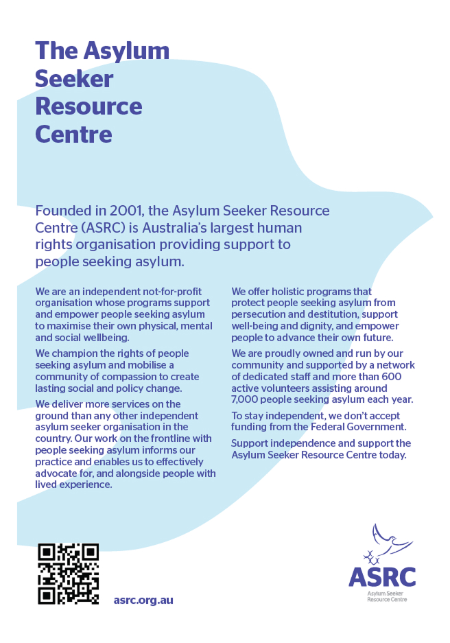 A5 About the ASRC  – Low Colour
