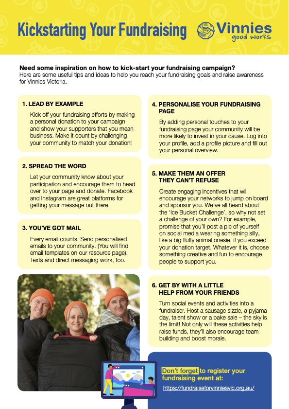 Kickstart your Fundraising