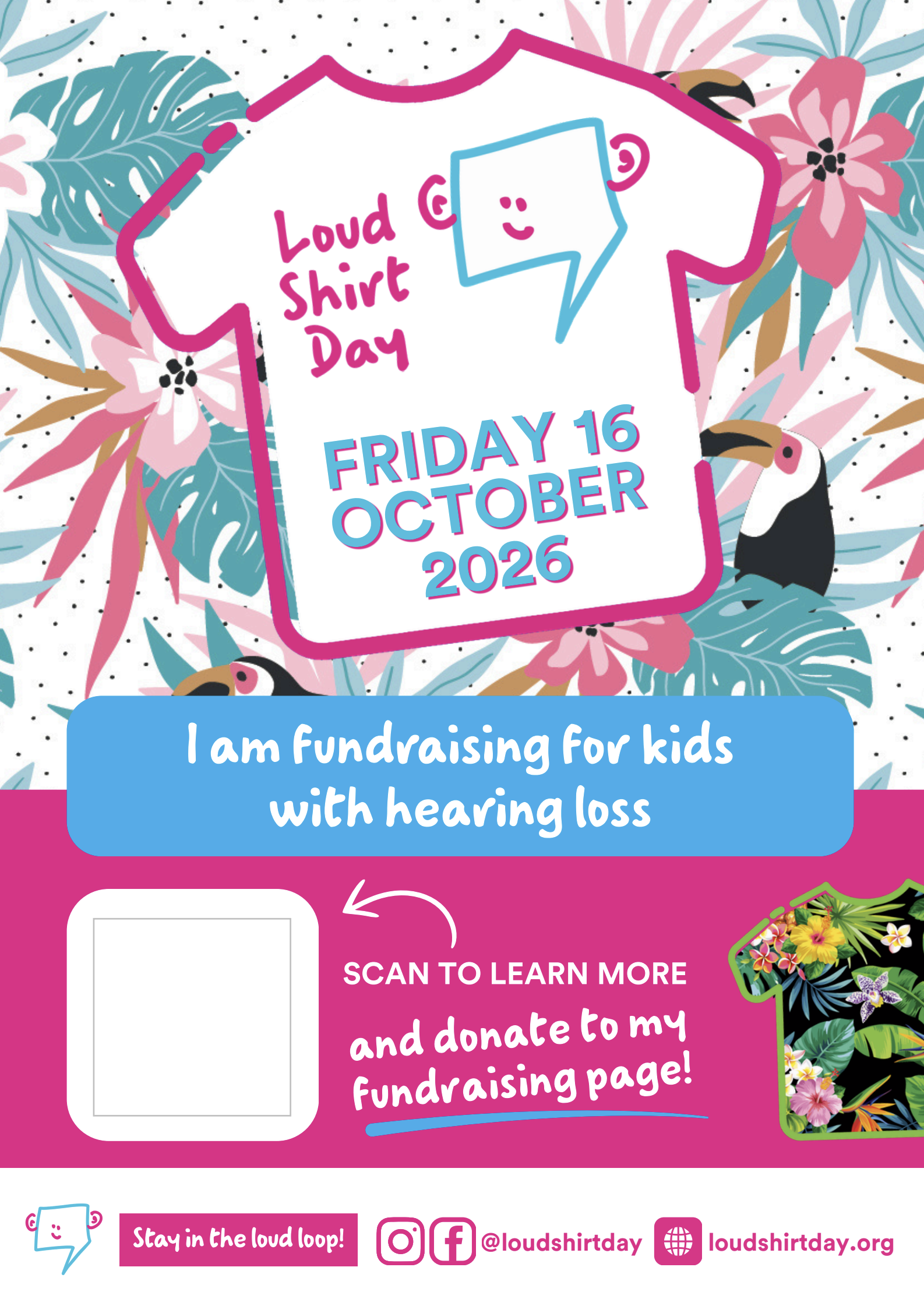 Poster - Individual Fundraiser - Design 1