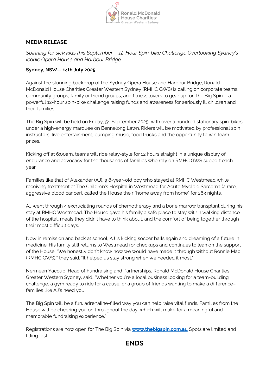 Media Release