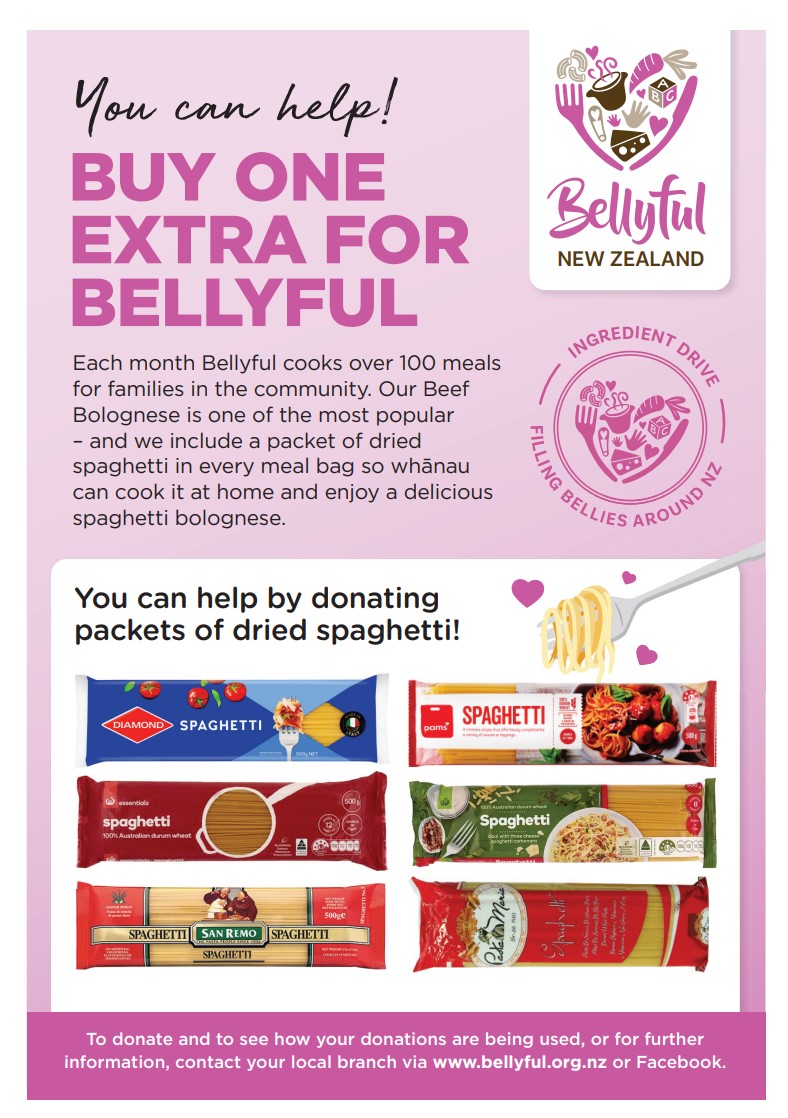 Spaghetti Donation Poster