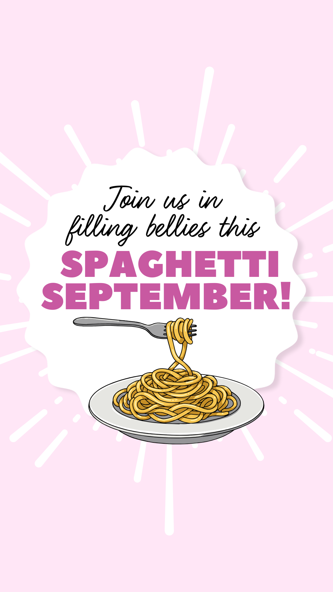 Spaghetti September Story Tile